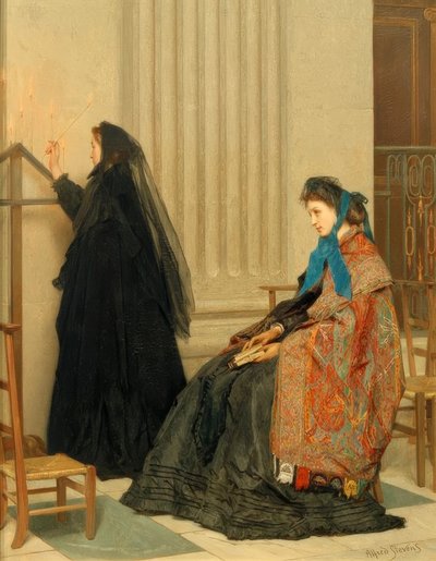 A. Stevens, In Memoriam by Alfred Emile Stevens